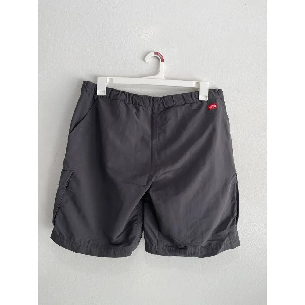 The North Face cargo shorts quick dry classic gray casual stretch adjust men's L